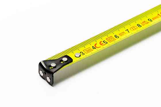 WERTVOLL Рулетка WERTVOLL 3 м×16 мм з магнітами фіксатор полотна покриття TPR нейлонове покритт Київ