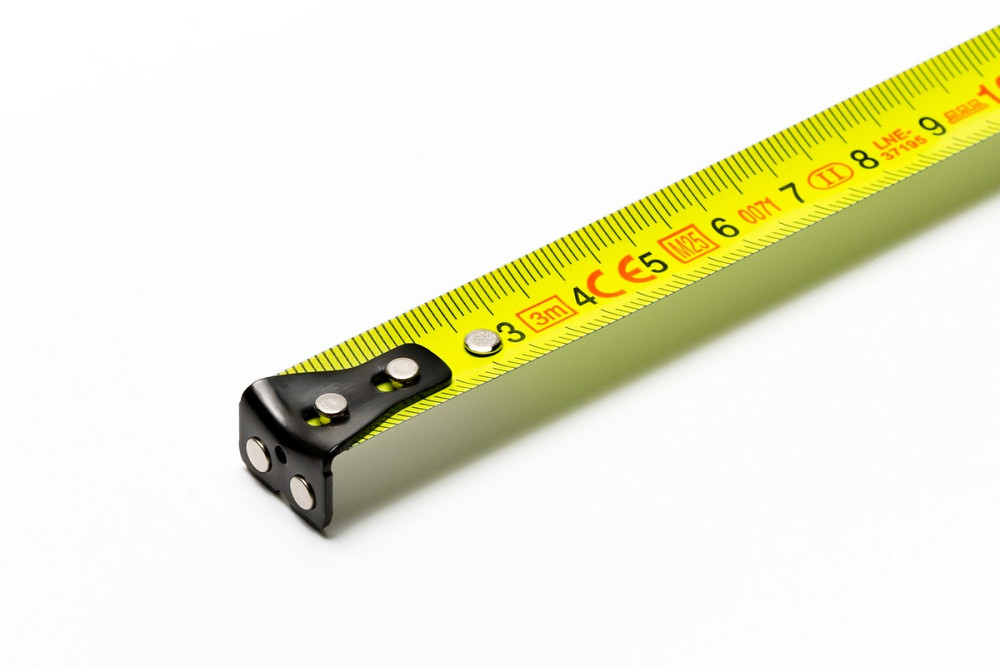 WERTVOLL Рулетка WERTVOLL 3 м×16 мм з магнітами фіксатор полотна покриття TPR нейлонове покритт Київ - фото 6