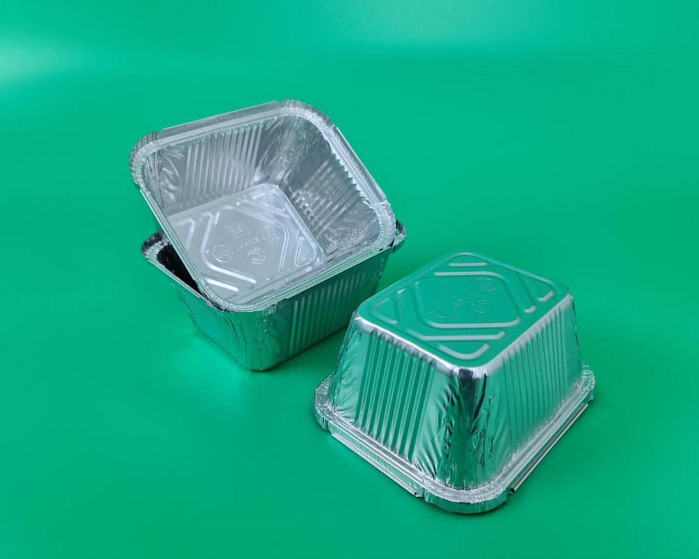 Контейнер з харчової алюмінієвої фольги прямокутний 586мл SP44L 100шт/уп (1 пач.) Харків - фото 6