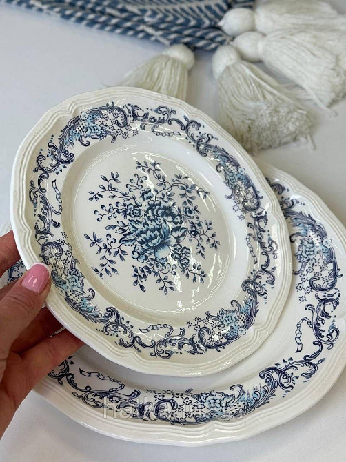 Тарілка порцеляна вінтажний стиль  26*2 см  "Grevelingen" 8030-511 для дому та ресторанів Київ - фото 2