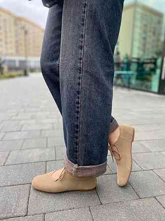 SEE SEVEN Балетки жіночі SEE SEVEN 1770 пісочна (весна-осінь, замша натуральна) (5847) Коломия