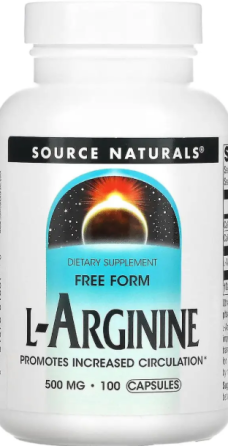 Аргінін Source Naturals L-Arginine 500 mg 100 таб Київ