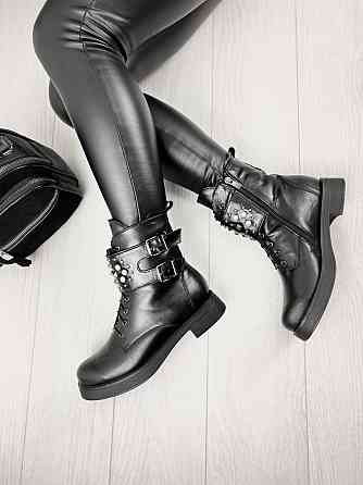 Черевики жіночі M.KRAFT чорні натуральна шкіра зима 38р.39р. (2509) Коломия