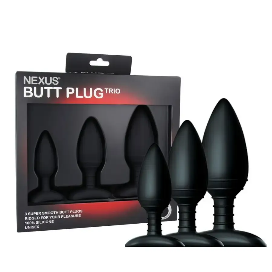 Набір анальних пробок Nexus Butt Plug Trio, макс. діаметр 3–4–5 см Львов - изображение 1