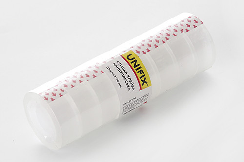 Стрічка клейка канцелярська 20 SKK-813012-30 (8 шт.) UNIFIX Рівне - фото 1