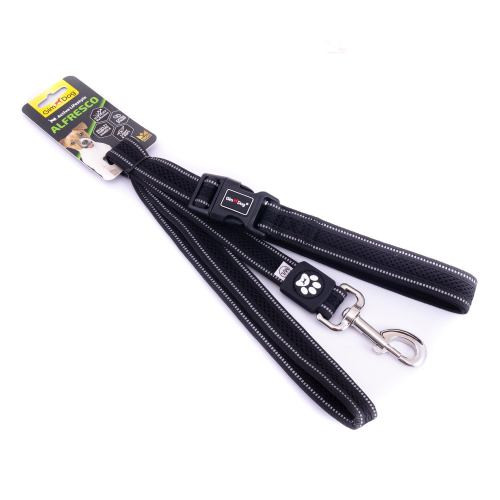 Поводок GimDog для собак Alfresco черный неопрен/флис 120 см/25 мм Киев - изображение 2