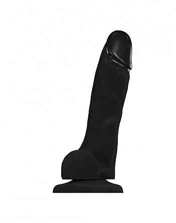 Реалистичный фаллоимитатор Strap-On-Me SOFT REALISTIC DILDO Black - Size M Sex Aura Киев