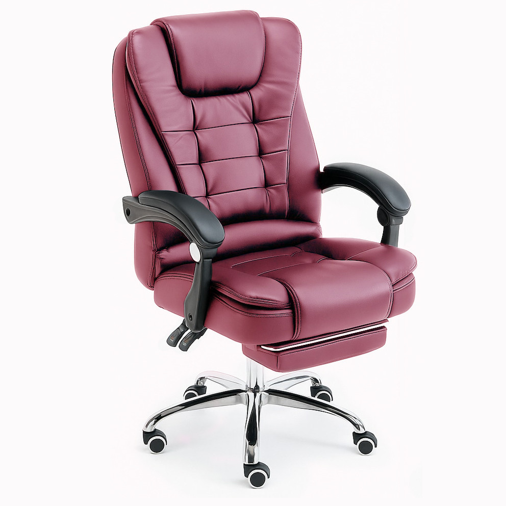 Кресло офисное Diego D2 бордовое Киев - изображение 2