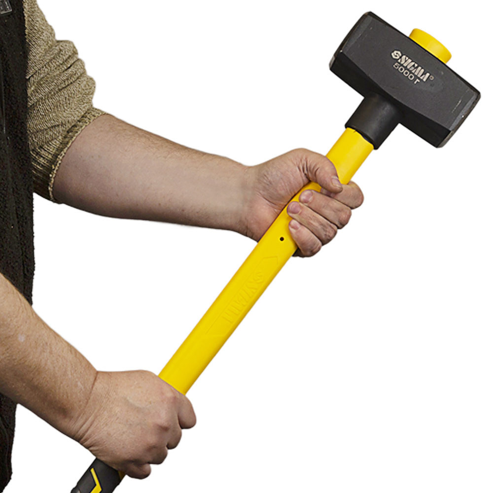 Sigma Кувалда 5000г удлиненная фиберглассовая рукоятка SIGMA (4311241) Коломия - фото 6