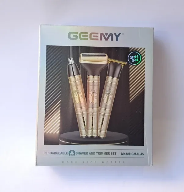 Тример GM 8045 3в1 для бород, носков и носков, больших насадок, эргономичнный  корпус Одесса - изображение 2