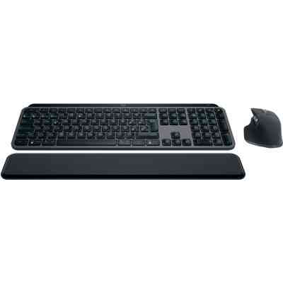 Комплект Logitech MX Keys S Plus Palmrest Wireless UA Graphite (920-011614) Вінниця