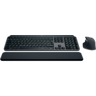 Комплект Logitech MX Keys S Plus Palmrest Wireless UA Graphite (920-011614) Вінниця - фото 1