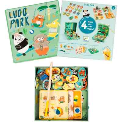 Настільна гра Djeco Набір ігор 4 в 1 Лудопарк (DJ01698) Вінниця