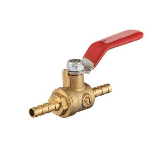 Кран повітряний кульовий, латунь, на шланг 6мм, скутер Шторм Мукачево