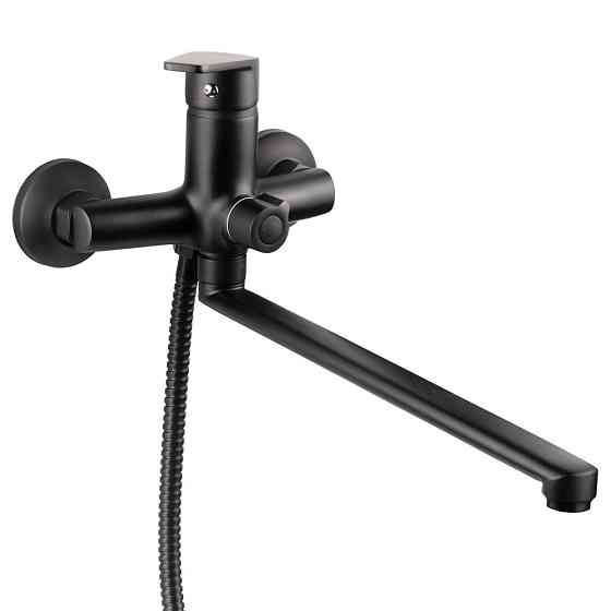 Смеситель s37 Ø35 для ванны излив прямой 350мм дивертор встроенный картриджный (B) AQUATICA (9737225) Киев