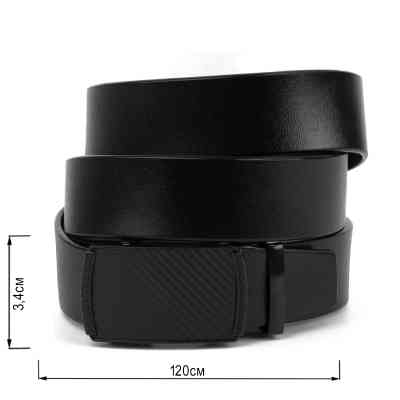 Ремень Vintage С пряжкой мелкий ромб Черный (20285) Винница