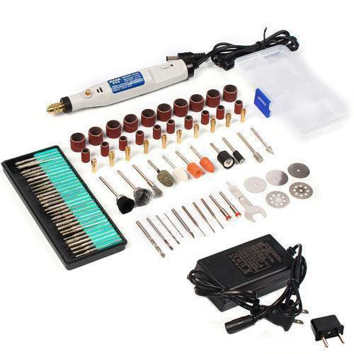 Бормашина гравер міні 18В HILDA JD5202 з комплектом насадок-фрез Вінниця - фото 1