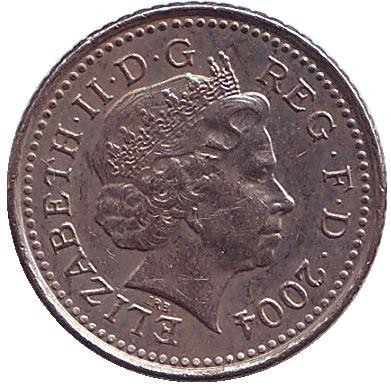 Монета 5 пенсів. 2004 рік, Великобританія. Полтава - фото 1