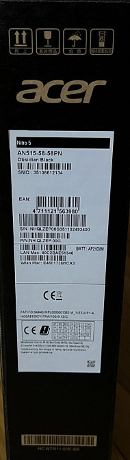 Ноутбук: ASER NITRO 5 i5-12450H/16Gb./ RTX512Gb. 4050, 165Hz Київ - фото 5