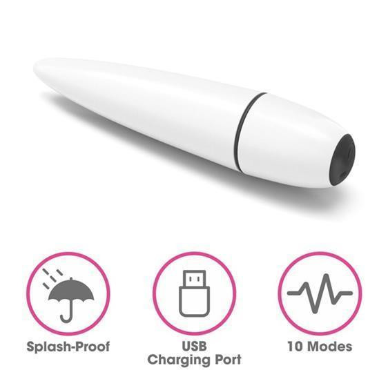 Вібропуля - IJOY Rechargeable Power Play White Sex Aura Київ - фото 3