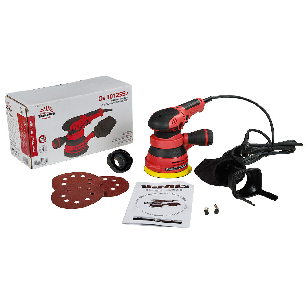 Машина шліфувальна орбітальна Vitals Master Os 30125Sv Харків - фото 10