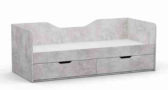 Кровать односпальная L-3, Бетон, 1932х850х700 Львов