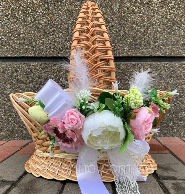 Кошик на Великдень плетений з лози Київ - фото 4