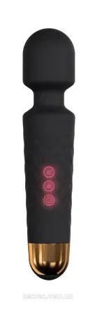 Мінівібромасажер Dorcel Wand Wanderful Black потужний, водонепроникний, 18 режимів роботи Львів