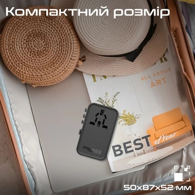 Зарядное устройство Promate tripmate-gan70r Винница - изображение 5