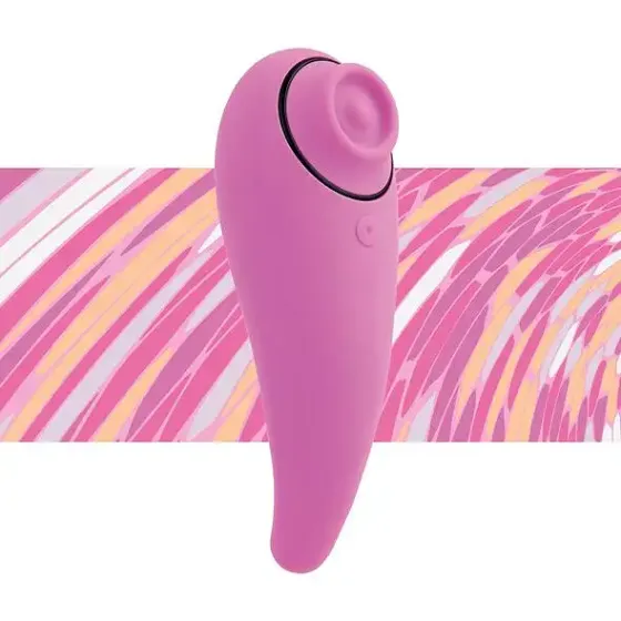 Пульсатор для клітора плюс вібратор FeelzToys - FemmeGasm Tapping & Tickling Vibrator Pink Львів