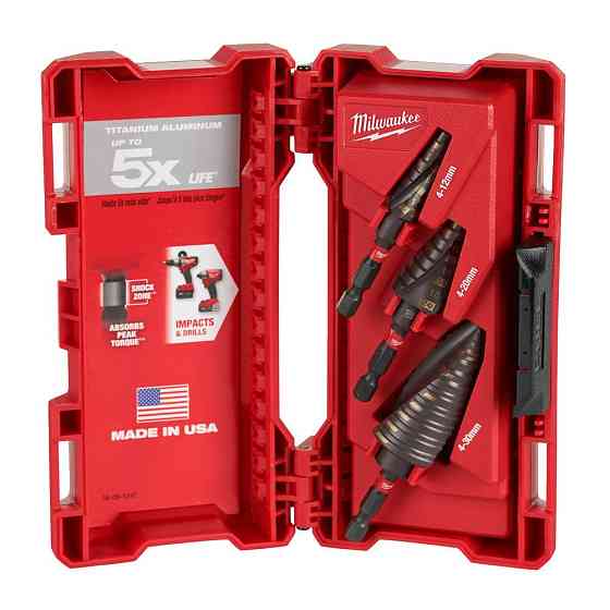 Набор ступенчатых SHOCKWAVE Impact Duty MILWAUKEE, (3шт), пластиковая коробка Одесса