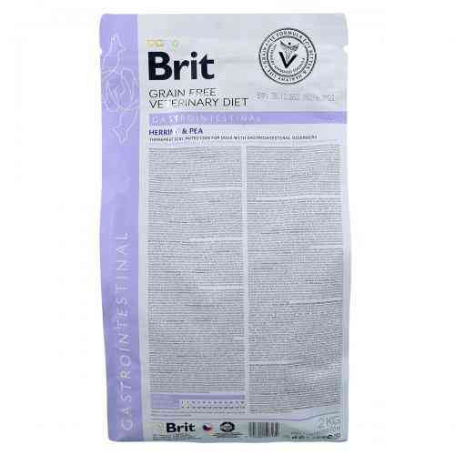Корм сухой Brit Grain Free VetDiet Dog Gastrointestinal для взрослых собак при нарушении пищеварения с селедкой лососем и го Киев