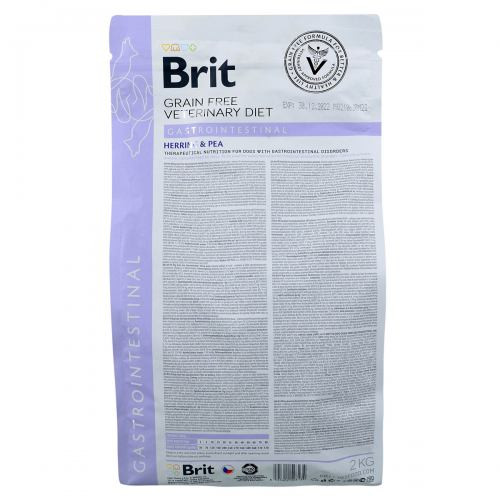 Корм сухий Brit Grain Free VetDiet Dog Gastrointestinal для дорослих собак при порушенні травлення з оселедцем лососем та го Київ - фото 6