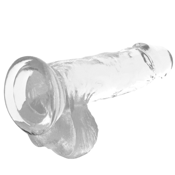 Прозрачный фаллоимитатор с мошонкой, 11 х 3,5 см XRAY (Испания) Sex Aura Киев