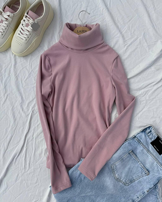 Жіночий базовий гольф із турецької пуми Пудра Одеса - фото 1