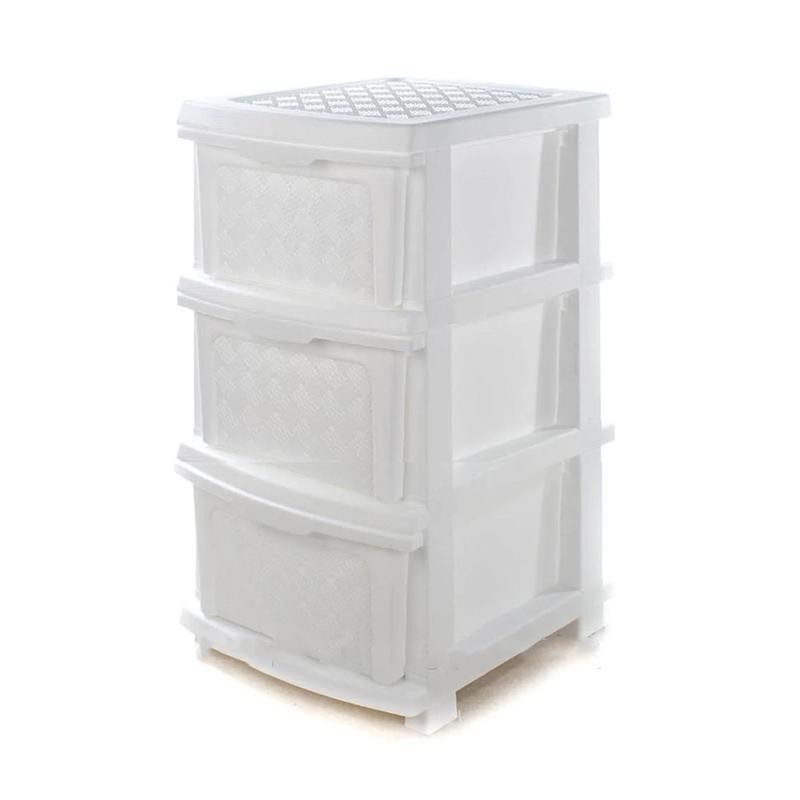 Комод пластиковый белый R-Plastic 