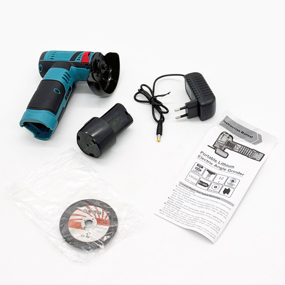 Акумуляторна болгарка, акумулятор 12V, диск 75мм / Міні болгарка / Компактна болгарка Київ - фото 9