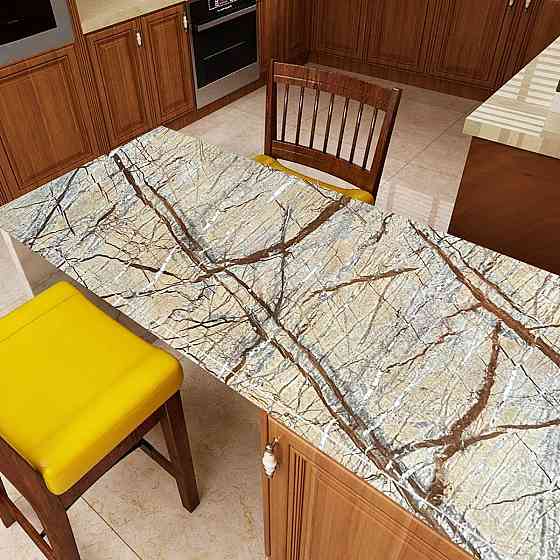 Самоклеящаяся пленка бежевый мрамор Киев