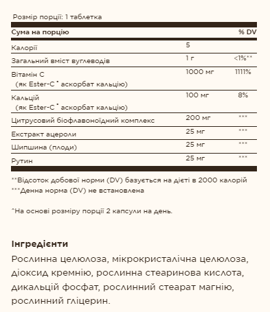 Витамин С Solgar Ester-C Plus 1000 мг Vitamin C 60 табл Киев - изображение 4