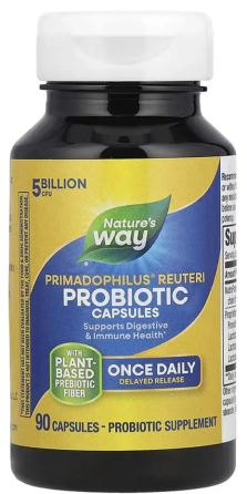 Пробіотики 5 млрд КУО Nature's Way Primadophilus Reuteri Probioti 90 капс Київ