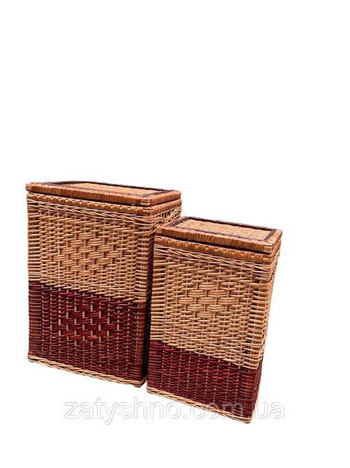 Набір ящиків з лози для білизни Київ - фото 4