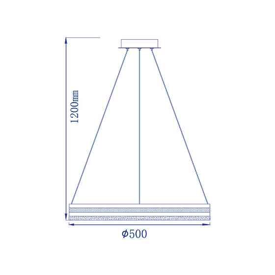 Світлодіодна люстра Feron AL6610 SHINE LEVITATION 50Вт 4000K білий Харків