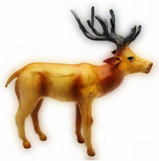 Статуэтка настольня из кожи Олень Киев - изображение 1