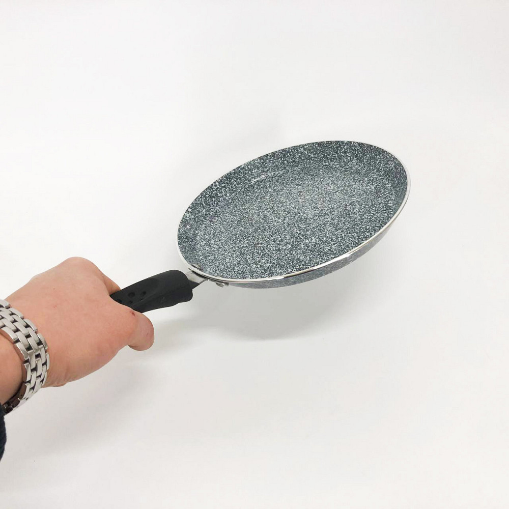 Сковорода з антипригарним покриттям внутрішньої поверхні, Лита сковорода млинцева EN-38 Львів - фото 4