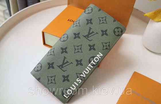 Чоловічий брендовий гаманець (82790) Lux green Київ