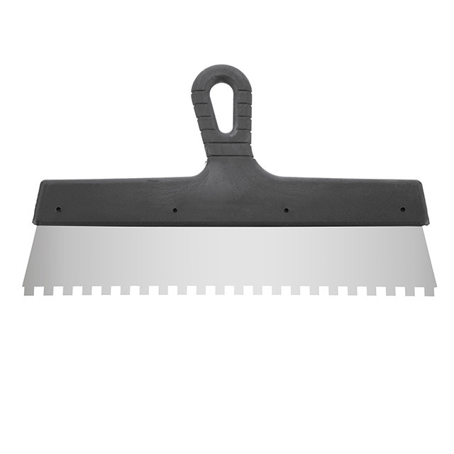 Шпатель із нержавіючої сталі, 350 мм, зуб: 8×8 мм INTERTOOL KT-2358 Киев - изображение 1