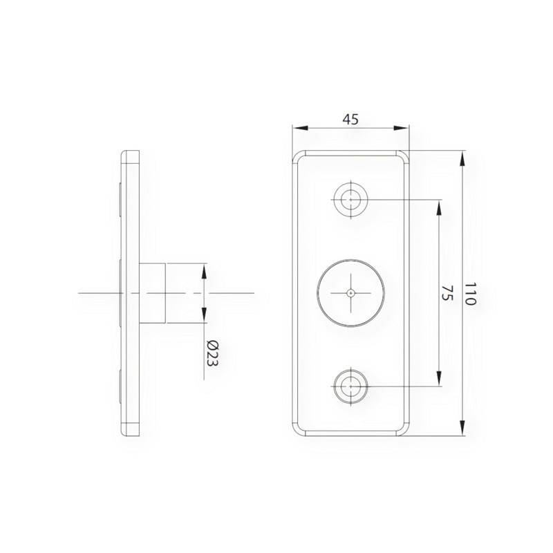 Фонарь прямоугол. красный 110х45мм LED (Spter) MD-013 C маркерн. Мукачево - изображение 2