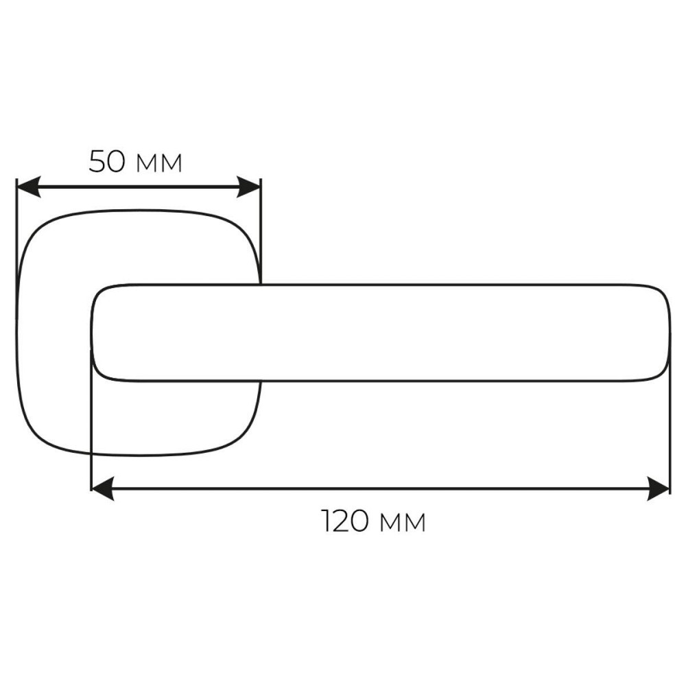 Ручка Fimet 1317-211B Kubo F54 simil nikel R ф/з Киев - изображение 4