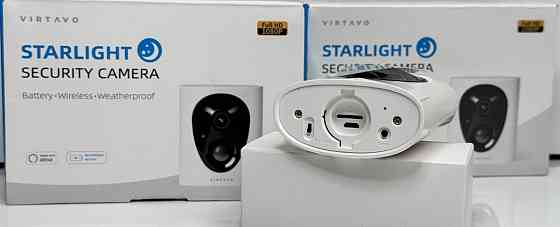 Камера відеоспостереження Зовнішня Wi-Fi-камера VIRTAVO 1080P (2шт) Київ