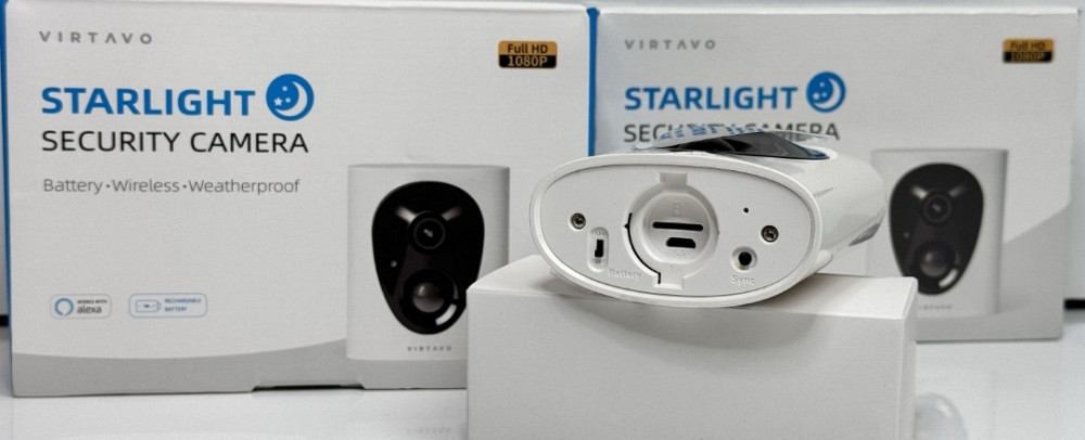 Камера видеонаблюдения Внешняя Wi-Fi камера VIRTAVO 1080P (2шт) Киев - изображение 4